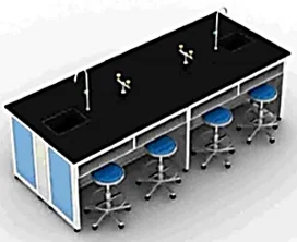 School Island Benches