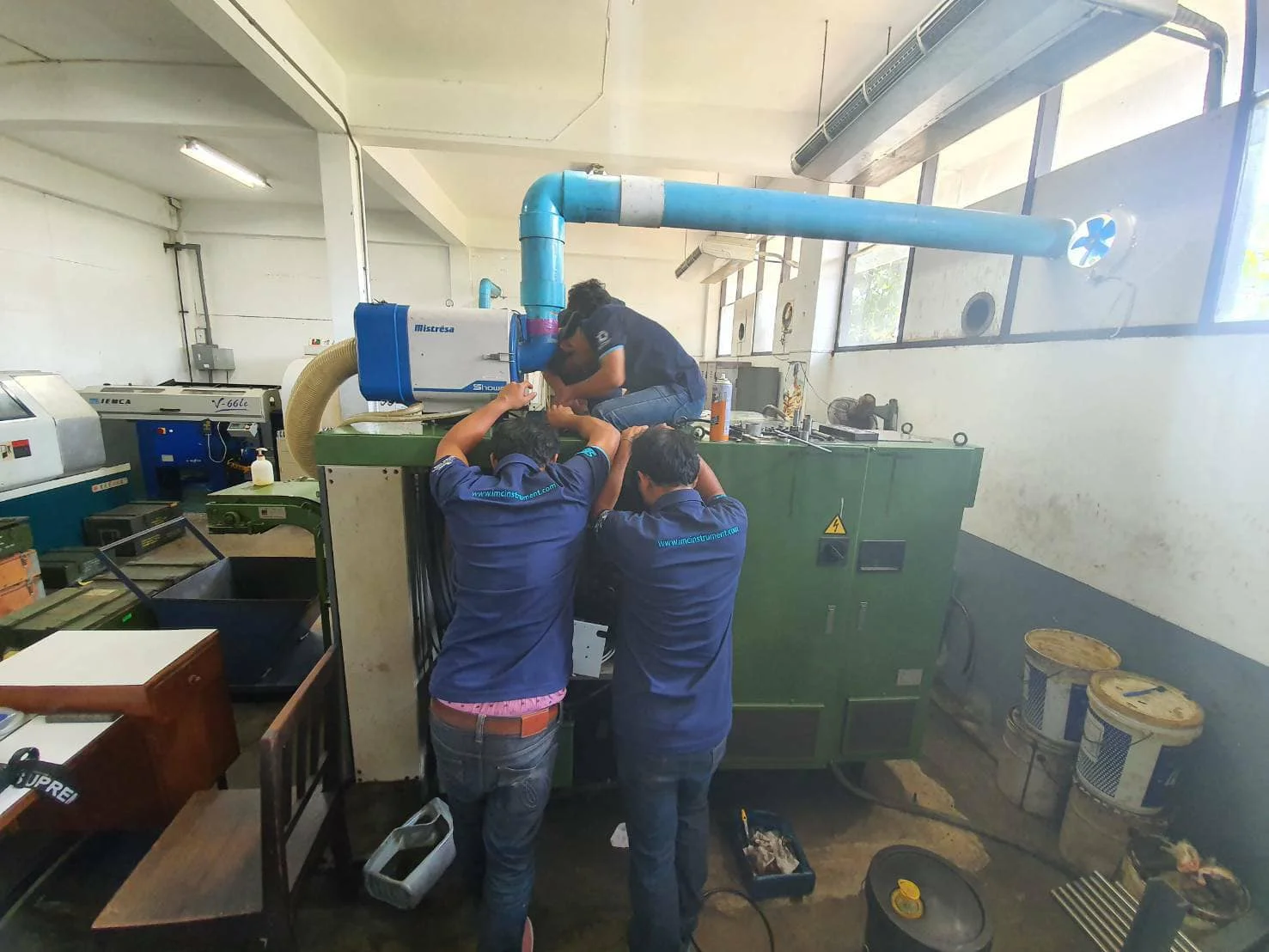 Industrial machine repair